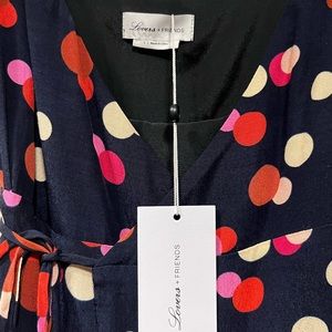 Lovers + Friends midi wrap dress